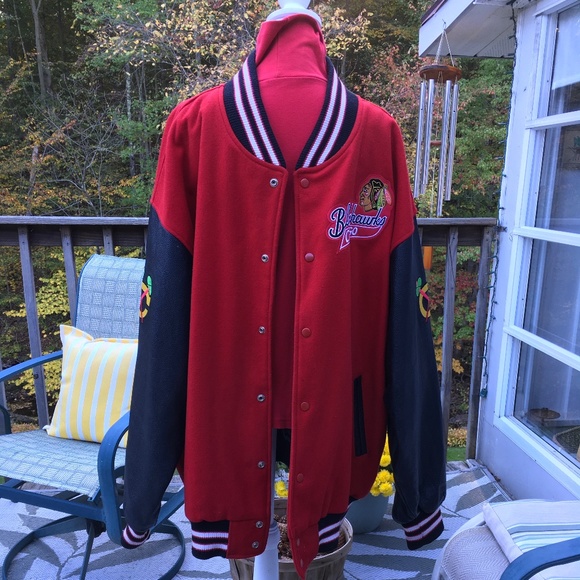 Mitchell & Ness Other - Mitchell & Ness Vintage Chicago Blackhawks varsity